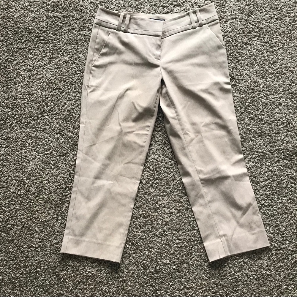 Exact Stretch Cropped Khaki Pants